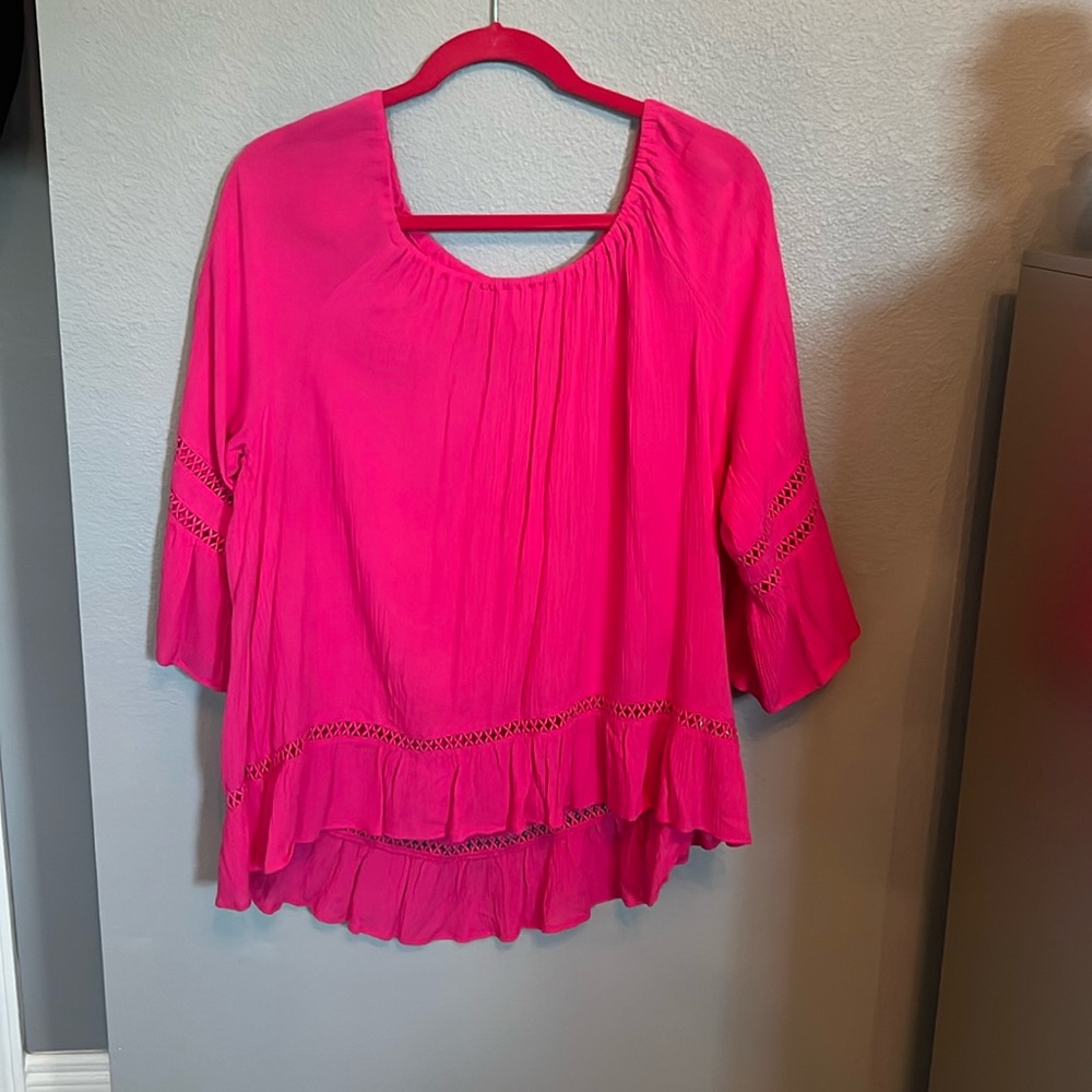 Hot Pink Blouse